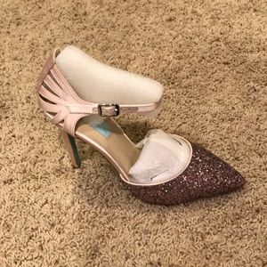 NEW Blue by Betsey Johnson Pink/Blush Heels 7